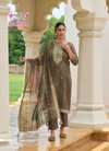 Sapna Vol 2 by Mystic 9 Vertican Roman Silk Online Kurti With Bottom Dupatta Wholesale