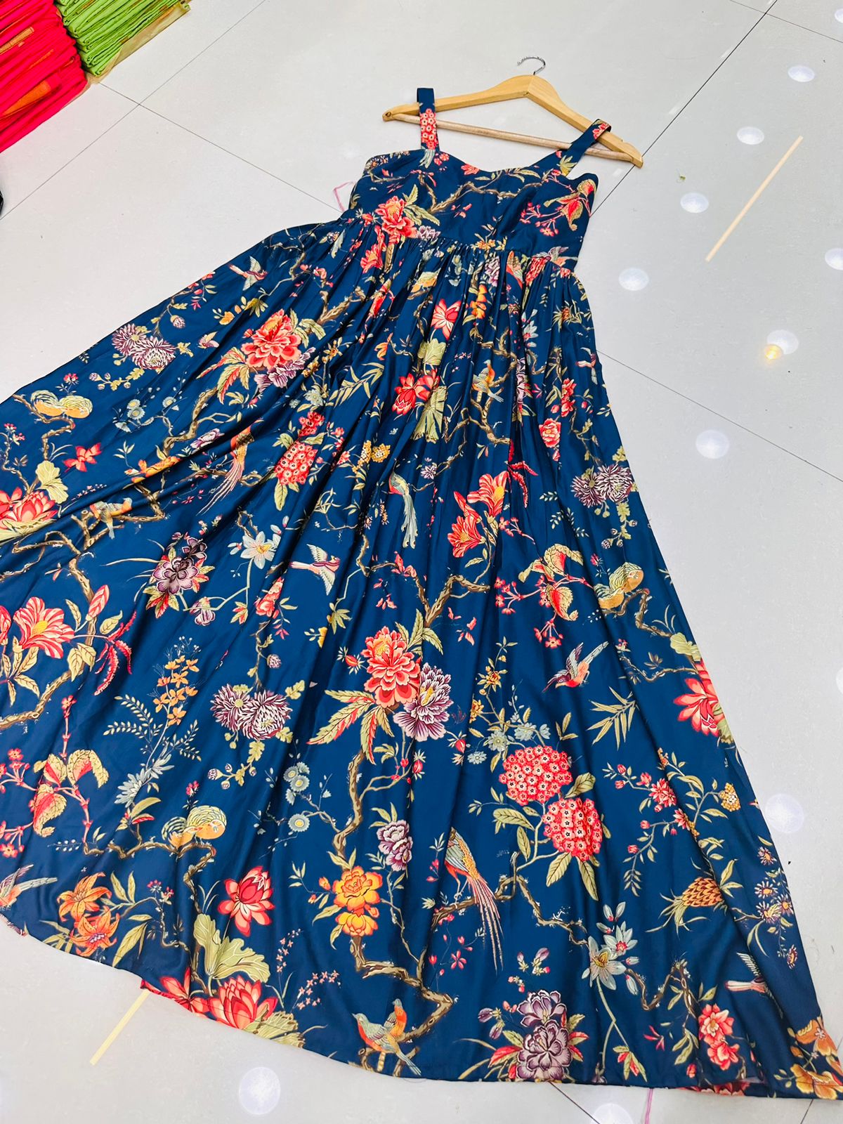 Daamini Fancy Printed Party Wear Gown Catalog