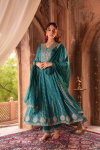 Tanyaa P 417 Chinon Kurti With Bottom Dupatta Wholesale Market In Surat With Price