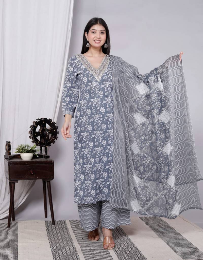 Kiara Kurti Vol 19 Cotton Kurti Bottom With Dupatta Wholesale Kurti In India
