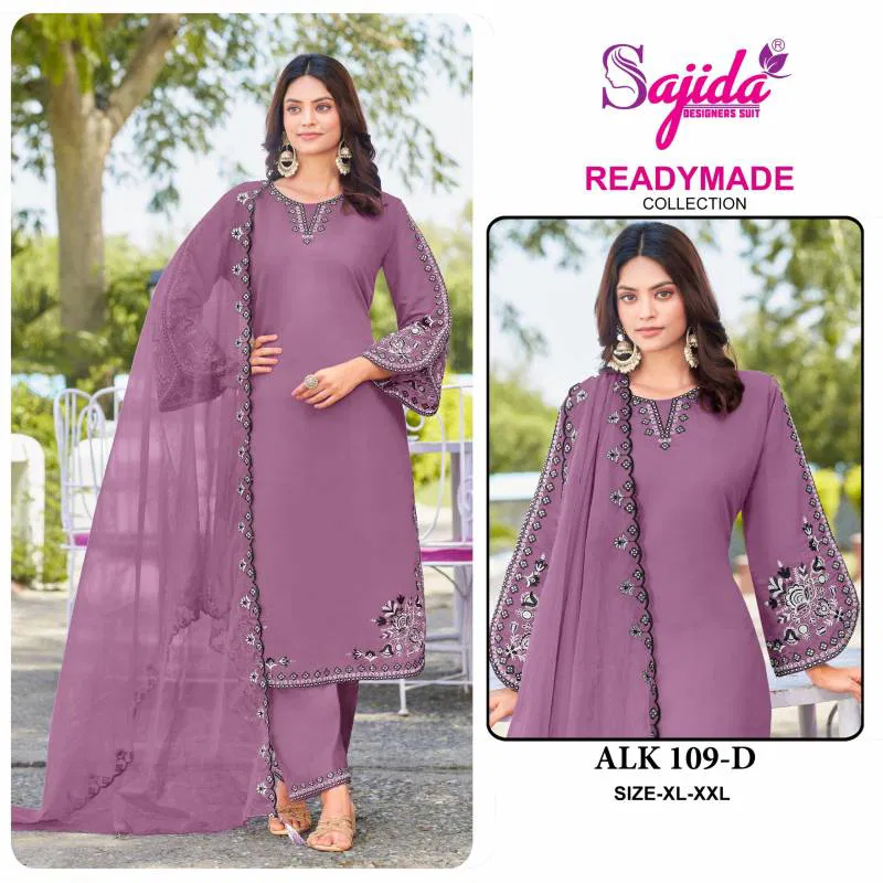 Sajida 109 A To D Embroidered Pakistani Salwar Kameez Exporters In India