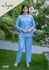 Iris By Clysi Viscose Slub Thread Work Wholesale Co Ord Set Suppliers In Mumbai