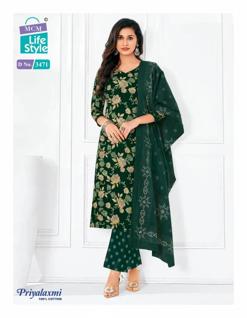 Priyalaxmi Vol 34 By Mcm Cotton Printed Dress Material Surat Wholesale Market