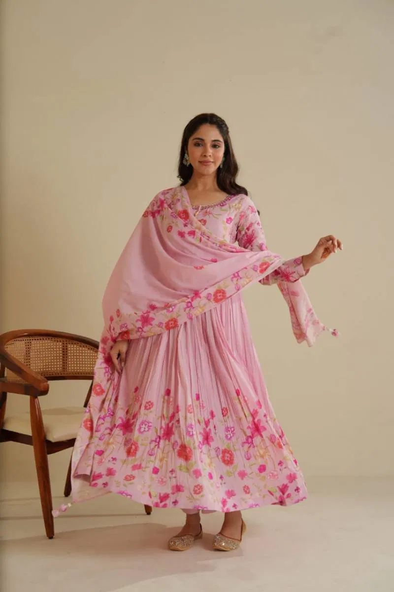 Tanyaa P 113 Cotton Printed Anarkali Style Kurta Sets Wholesale Market In Surat
