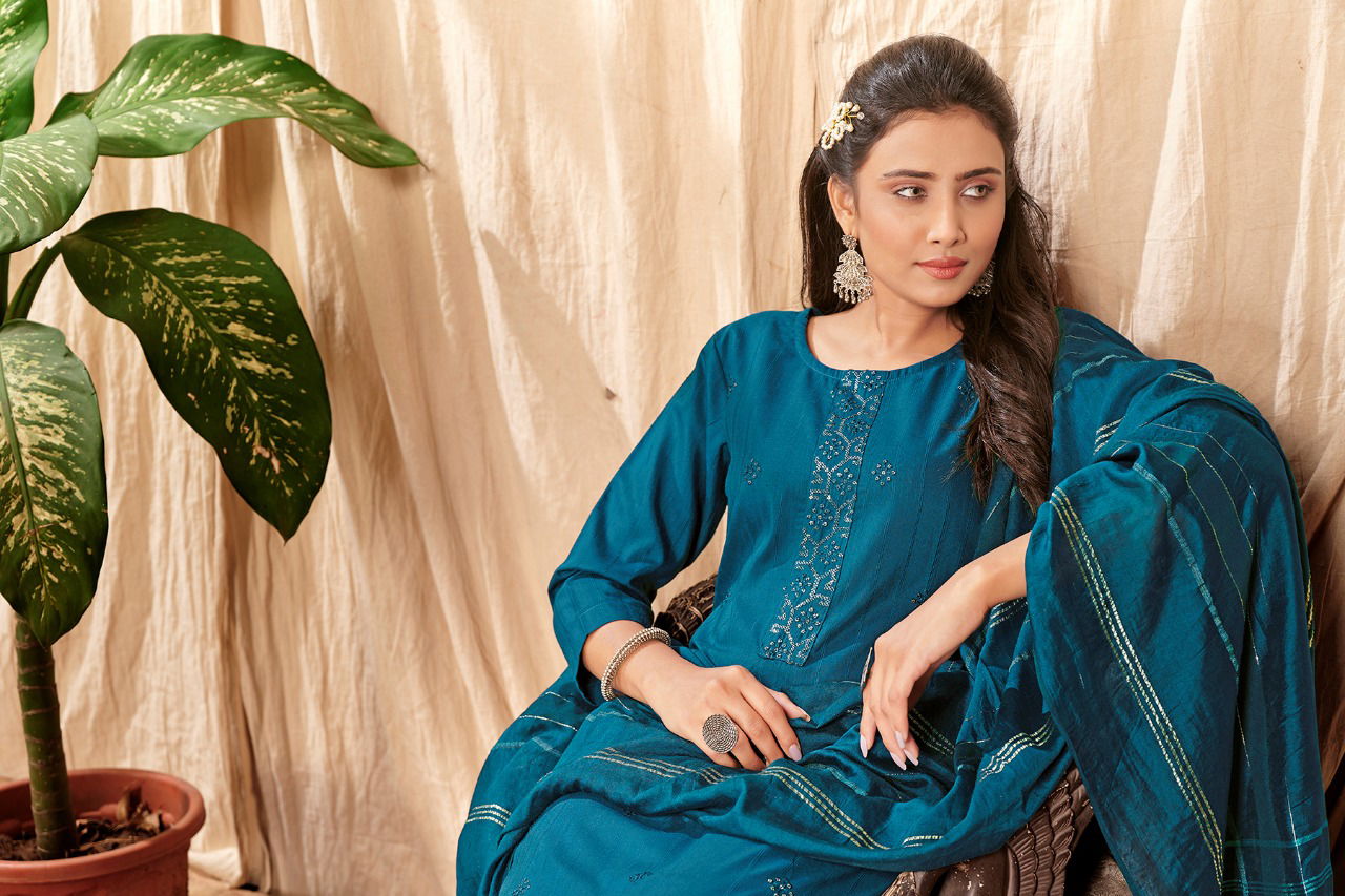 Banwery Taj 2 New Latest Festive Wear Kurti With Pant And Dupatta Readymade Collection 