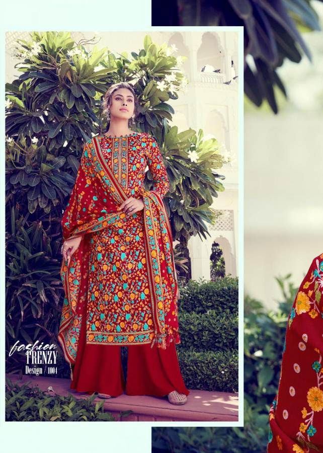 Silky 2 Latest Designer Printed Pashmina Jacquard Ready Made Salwar Suit Collection 