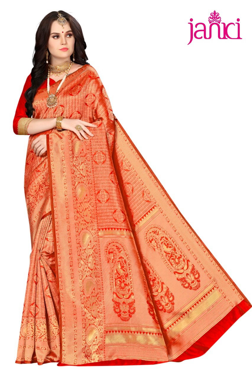 Janki Ruhani 3 Latest Designer festive Wear Silk Saree Collection 