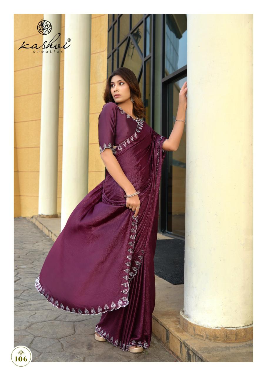 Sapphire Vol 1 By Kashvi Silk Designer Sarees Wholesalers In Delhi