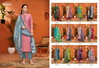 Evanka Vol 11 By Vishnu Roman Silk Designer Dress Material Exporters In India