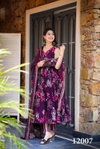 Clora Vol 12 Muslin Printed Gown Kurti Bottom With Dupatta Wholesale Online