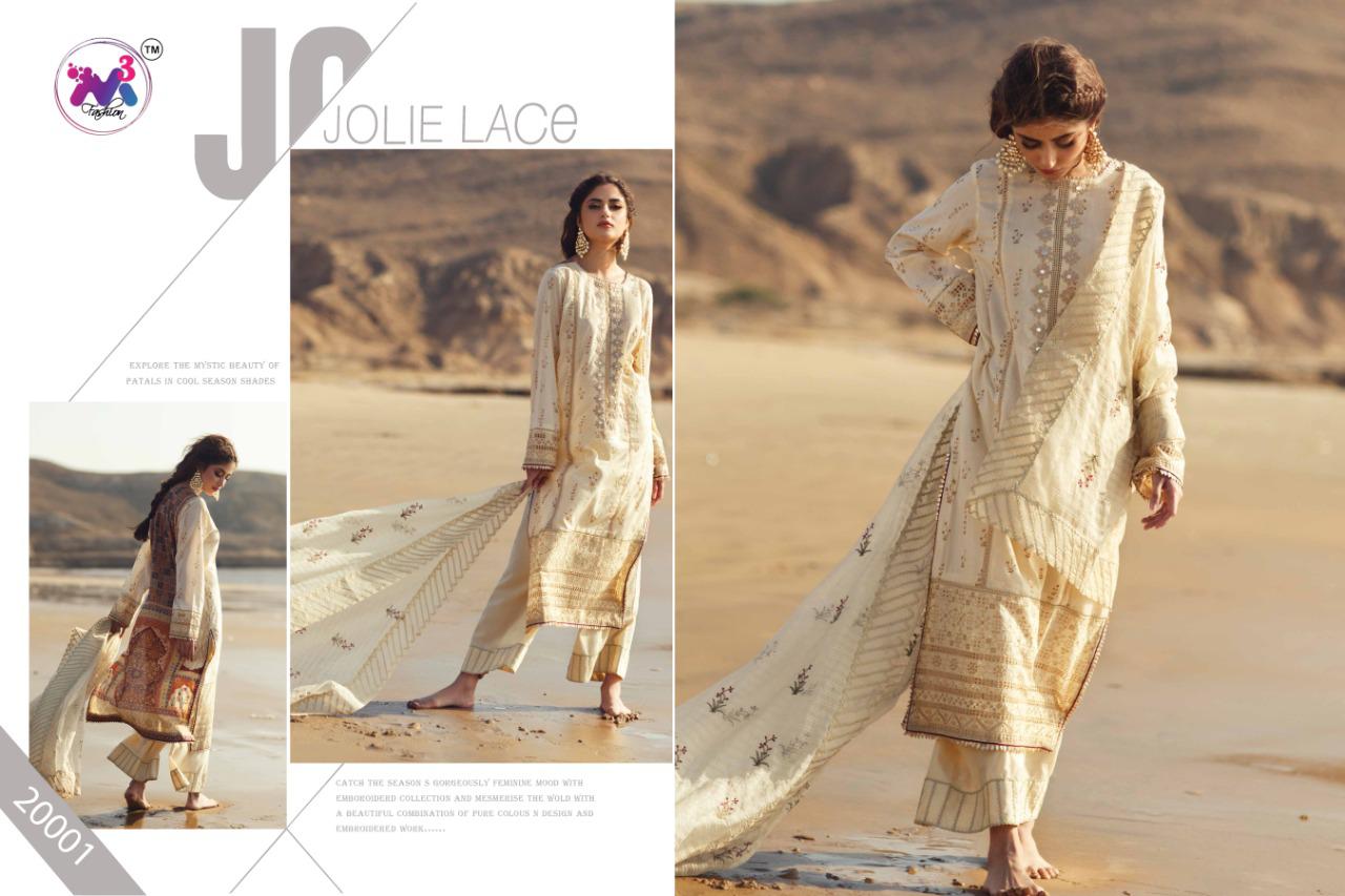 M3 Qalamkar Lawn 20 Latest Fancy Designer Casual Wear Cambric Cotton Pakistani Salwar Suit Collection
