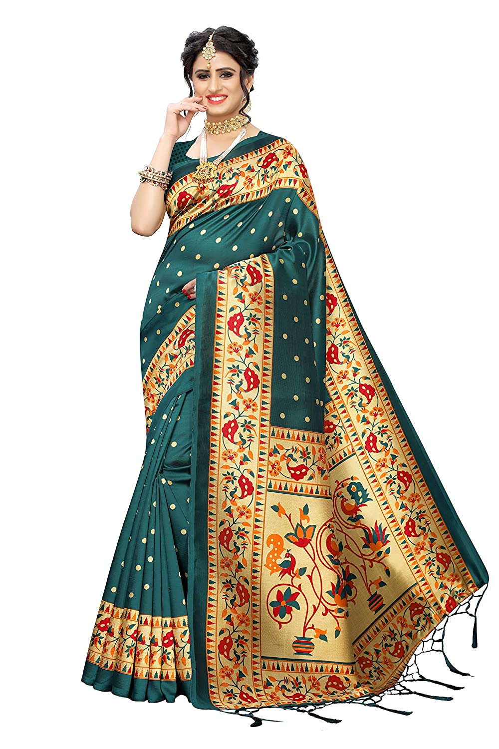 Katwali Latest Fancy Designer Festive Wear Printed Art Silk Sarees Collection
