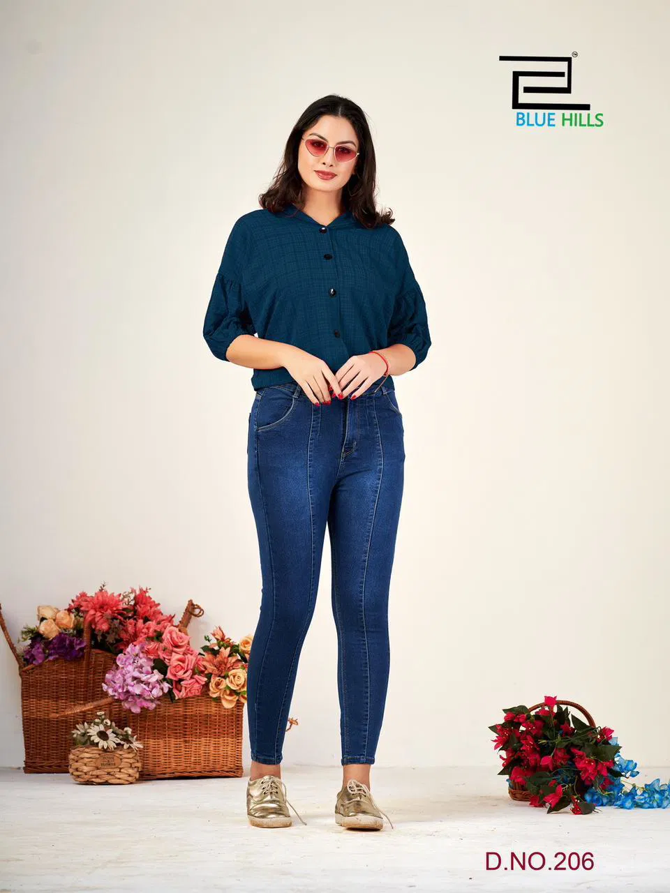 Blue Hills Martini Bsy Chex ladies Shirt Catalog

