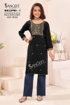 Sangeet Mallipoo 1 Kids Girls Wear Rayon Kurti Wholesale Price In Surat
