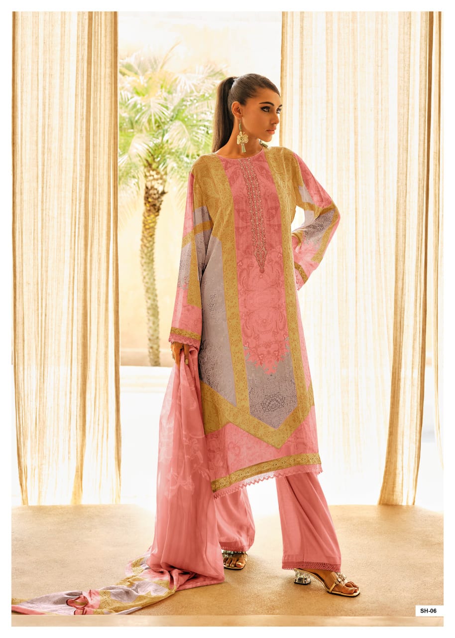 Sahira By Varsha Cotton Printed Embroidery Salwar Suits Orders In India