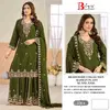 Bilqis B 270 A To D Chinon Embroidery Wholesale Readymade Sharara Suits In India 