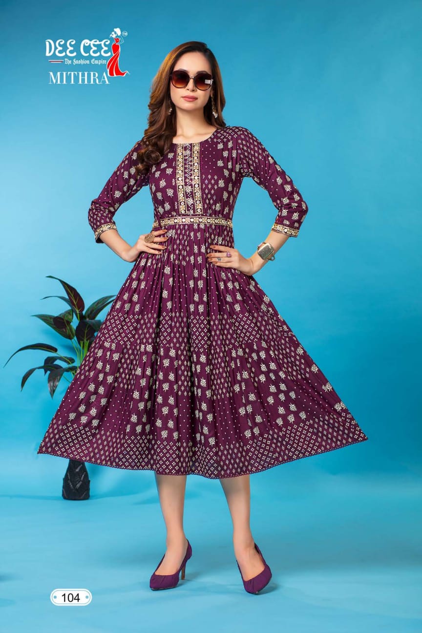 The Fashiom Empire By Deecee Rayon Printed Kurtis Catalog