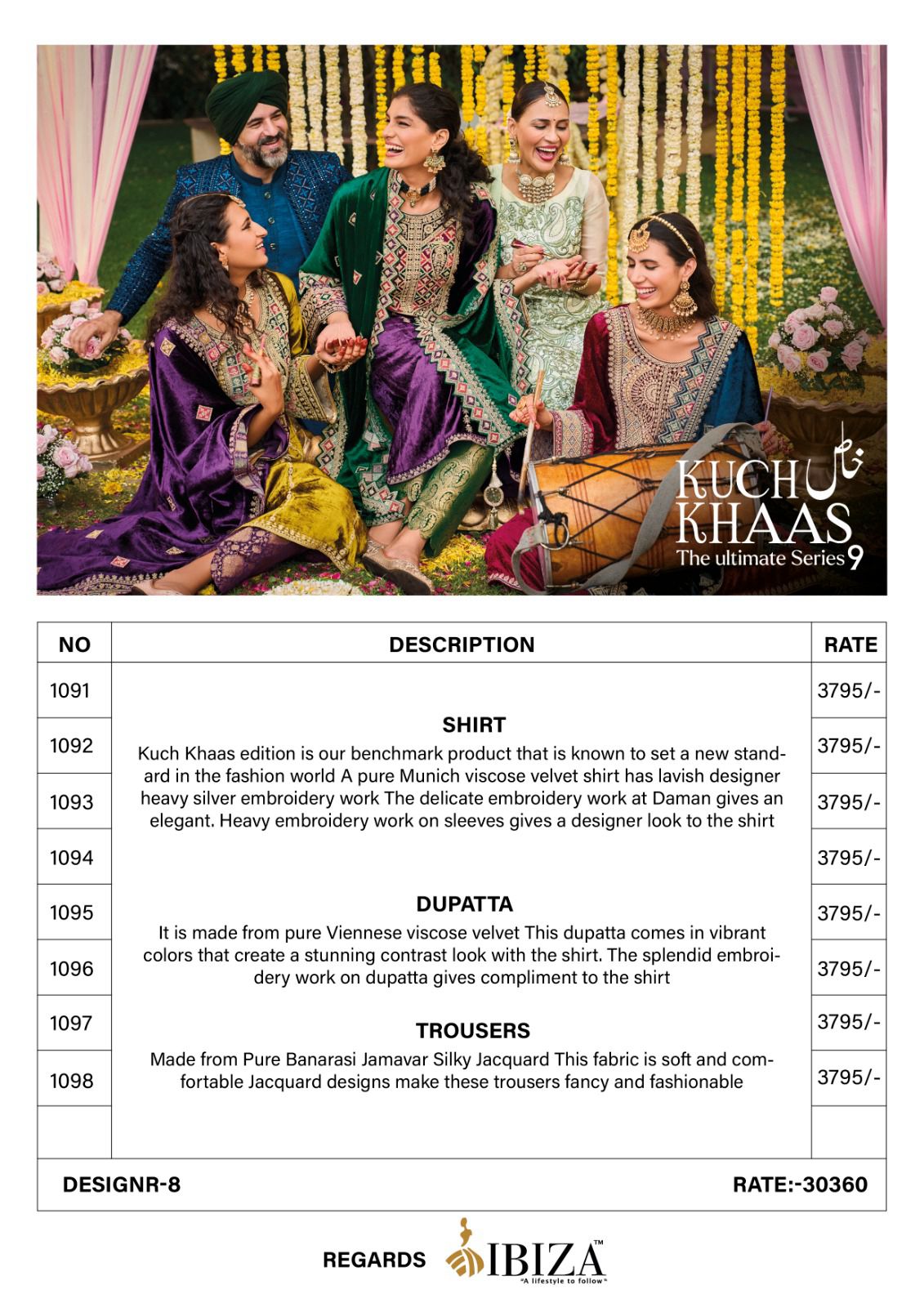 Kuch Khaas Vol 9 Heavy Viscose Velvet Designer Salwar Suits