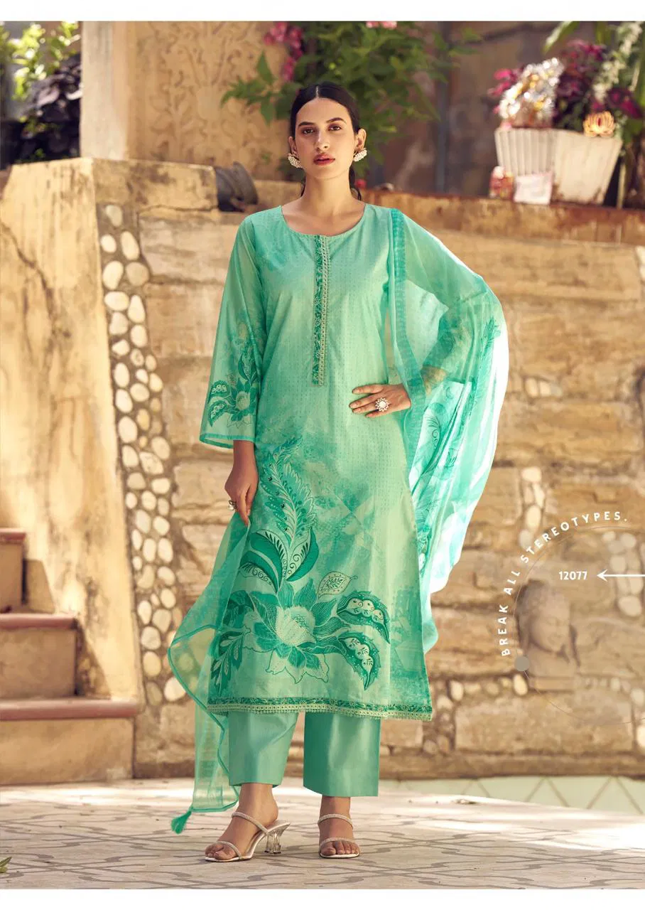 Alika By Prm Lawn Cotton Digital Printed Dress Material Wholesalers In Delhi