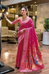 Meera 300 Party Wear Zari Weaving Paithani Silk Wholesale Saree Suppliers In Mumbai