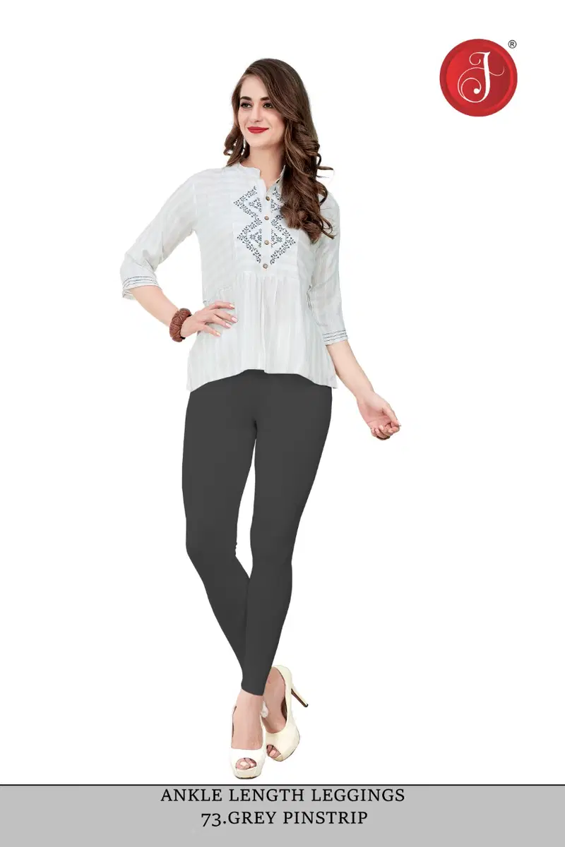 Ankle Cotton Lycra Leggings Western Catalog