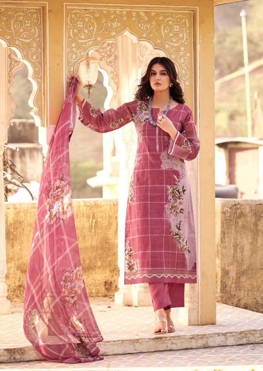 Kaviar By Prm Lawn Cotton Digital Printed Dress Material Wholesalers In Delhi