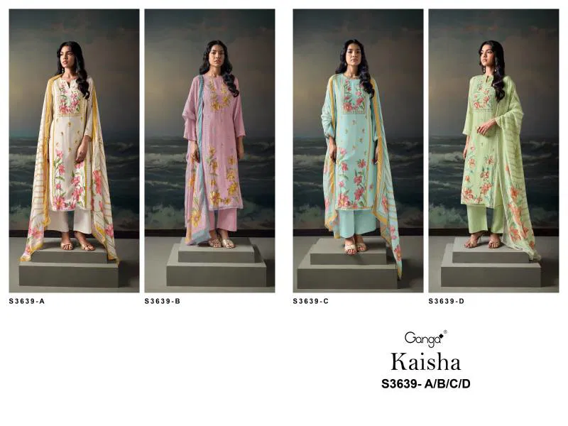 Kaisha By Ganga Bemberg Silk Printed Salwar Suit Best Wholesale Shop In Surat