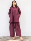 Dhruvi 473 Plain Chanderi Silk Kurti With Bottom
