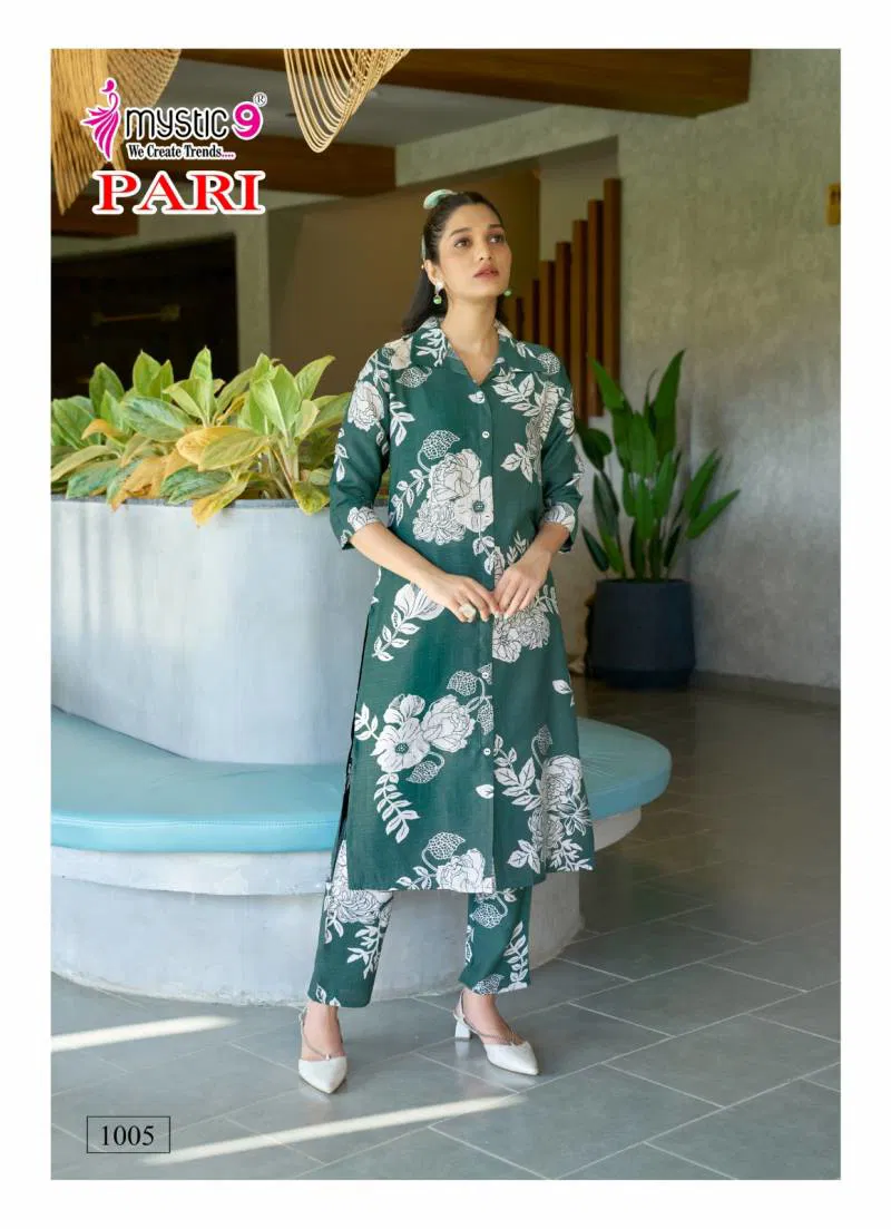 Pari Vol 1 by Mystic 9 Co Ord Set Kurti With Bottom Wholesale In India
