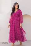 Lucaya Vol 27 By Lucaya Fuax Georgette Printed Anarkali Flared Gown Wholesale Market
