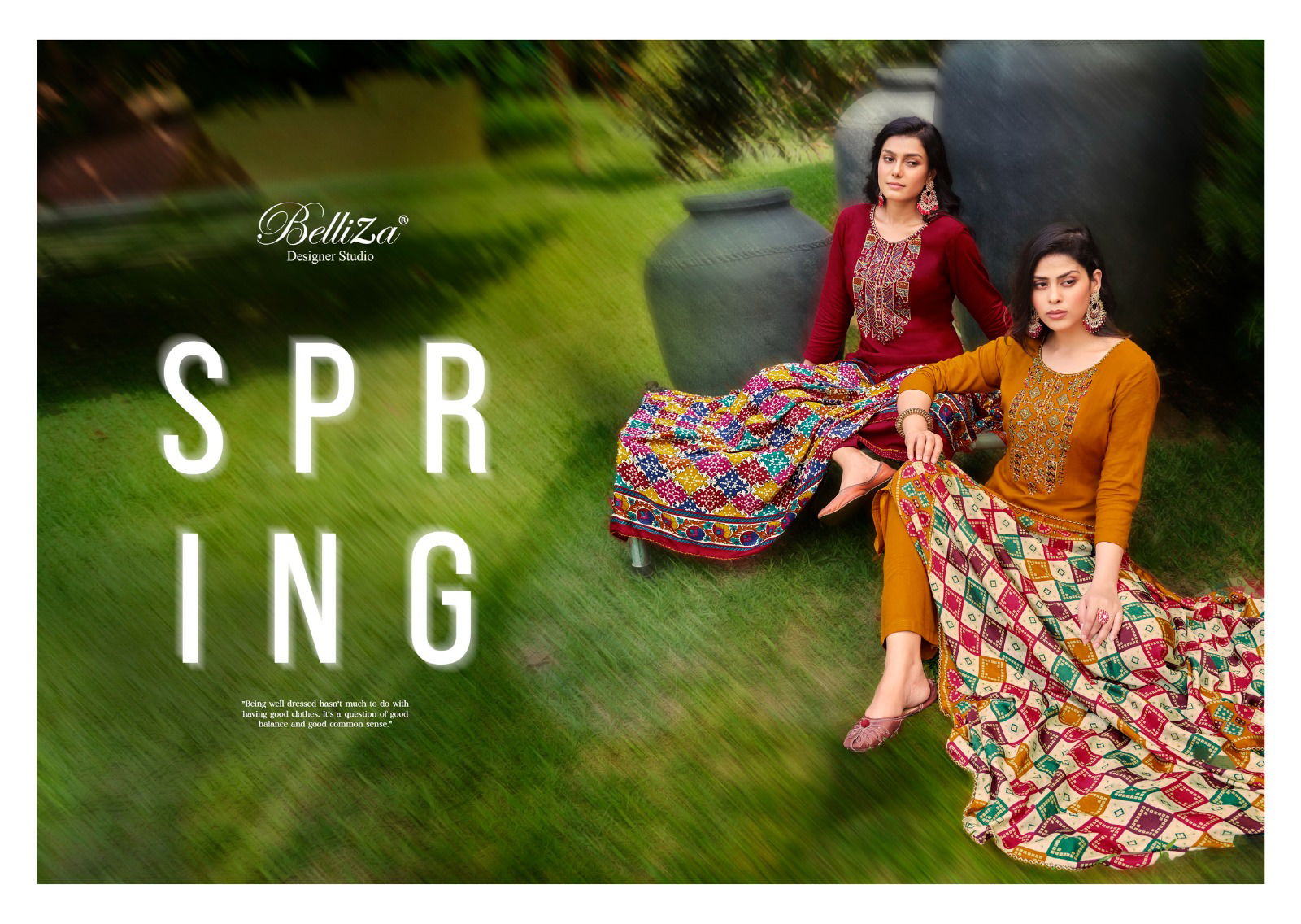 Lovina By Belliza Embroidery Dress Material Catalog