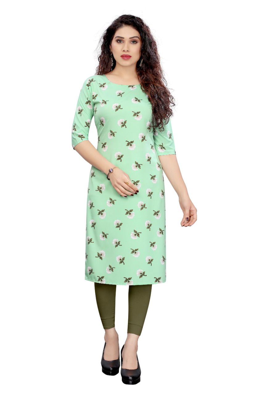 D 31 Daily Wear Crepe Printed  Kurtis Catalog
