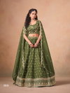 Mehvish Vol 23 Organza Crush Fill Wedding Wear Lehenga Choli Suppliers In India