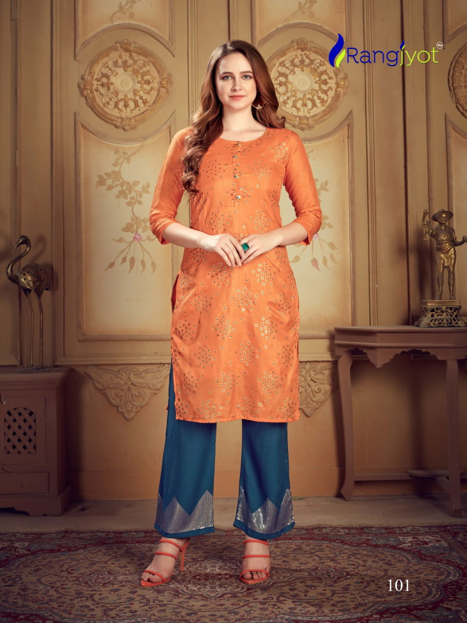 RANGJYOT NARGIS VOL-1 Latest fancy Heavy Designer Festive Wear Dolla silk top With Sequence Work pant Kurtis Collection 