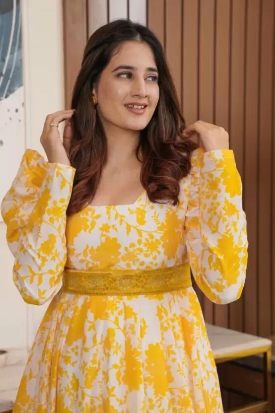 Gopi Gown By Bhargavi Party Wear Georgette Gown Catalog