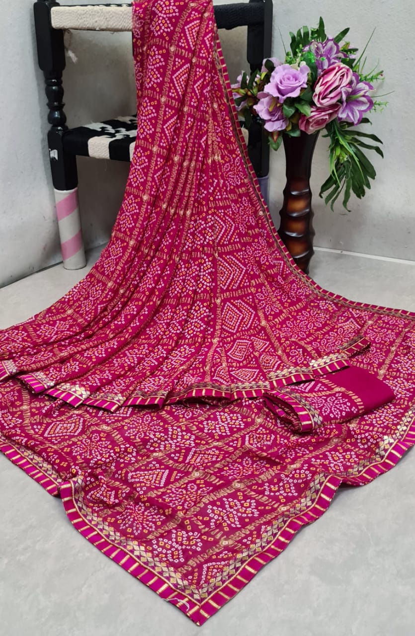 Mahek 16 Latest Casual Wear Designer Festive Wear Georgette Saree Collection  