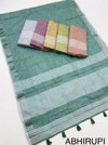 Abhirupi Silk By Rajyog Soft Linen Silk Designer Saree Suppliers In India
