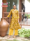 Charmi Vol 1 by Mystic 9 Vertican Printed Princess Cut Co Ord Set Suppliers In India