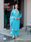 Payal Vol 1 by Mystic 9 Vertican Shimmer Kurti With Bottom Dupatta Exporters In India