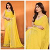 Gc Soft Soft Georgette Foil Work Designer Sarees Wholesalers In Surat