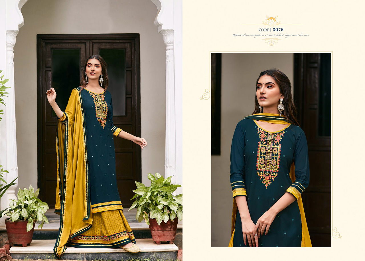 Rangoon Apsara 5 Rayon Designer Festive Wear Rayon Embroidered Latest Readymade Collection

