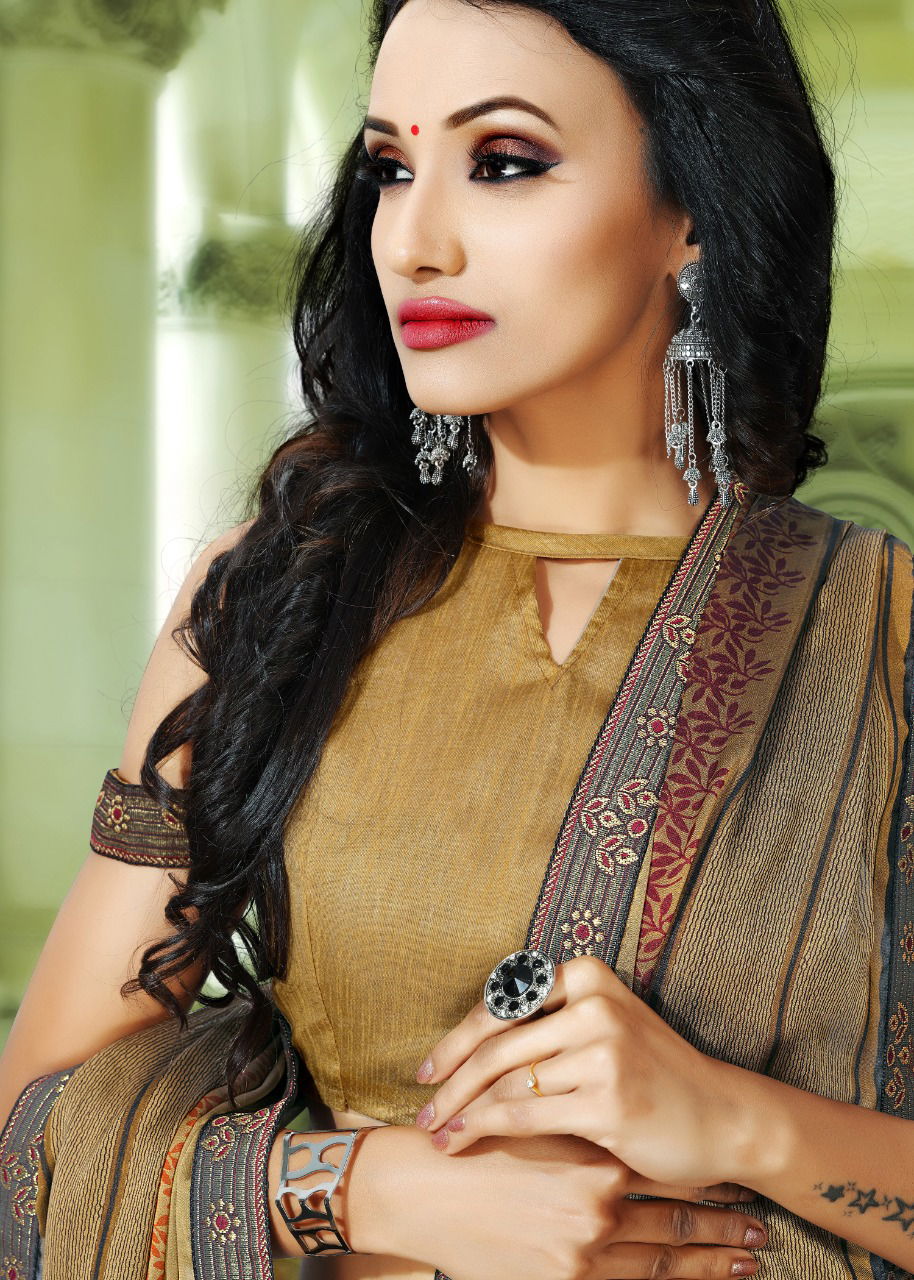 Twist Of Fashion 2 Latest Printed Designer Border Saree Collection 