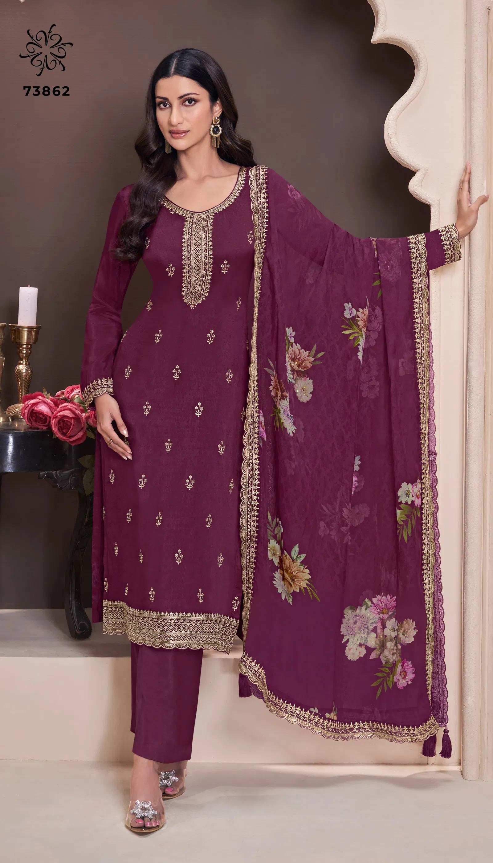Shivangi 2 By Vinay Kuleesh Moonga Silk Designer Salwar Suit Wholesale Online