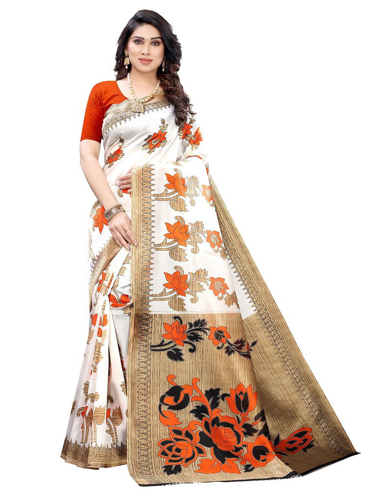 Pf 298 Designer Casual Wear Art Silk Printed Saree Collection
