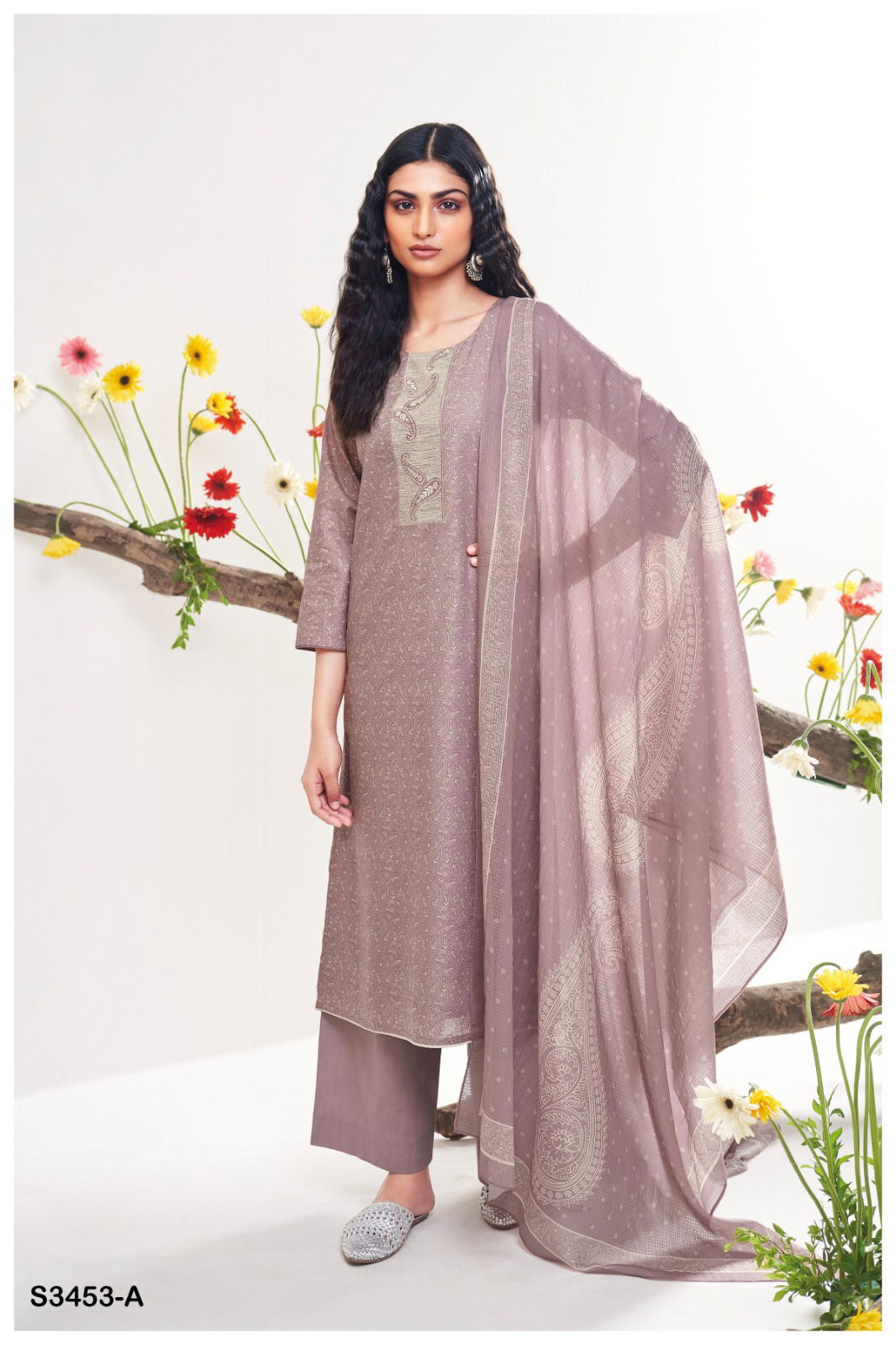 Deeandra 3453 By Ganga Cotton Printed Salwar Suit Surat Suppliers In India