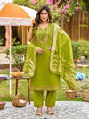 Naisha K 713 Roman With Manual Work Kurti With Bottom Dupatta Exporters In India