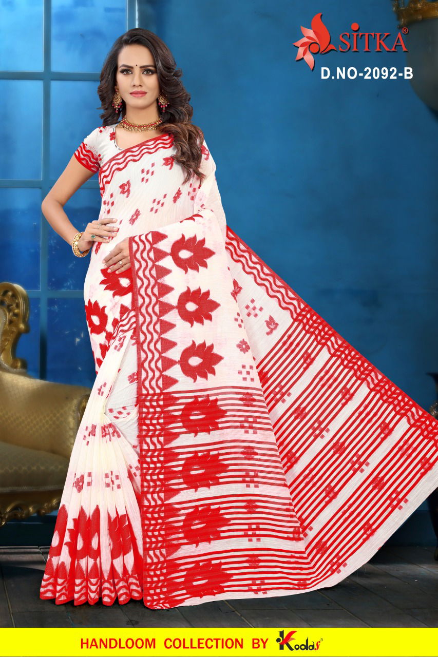 Printed Poly Cotton Daily Wear Saree Collection