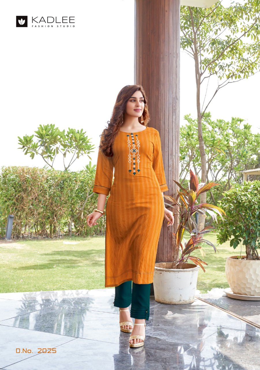 Shalinee Fancy Festive Wear Heavy Designer Pure Cotton Kurti