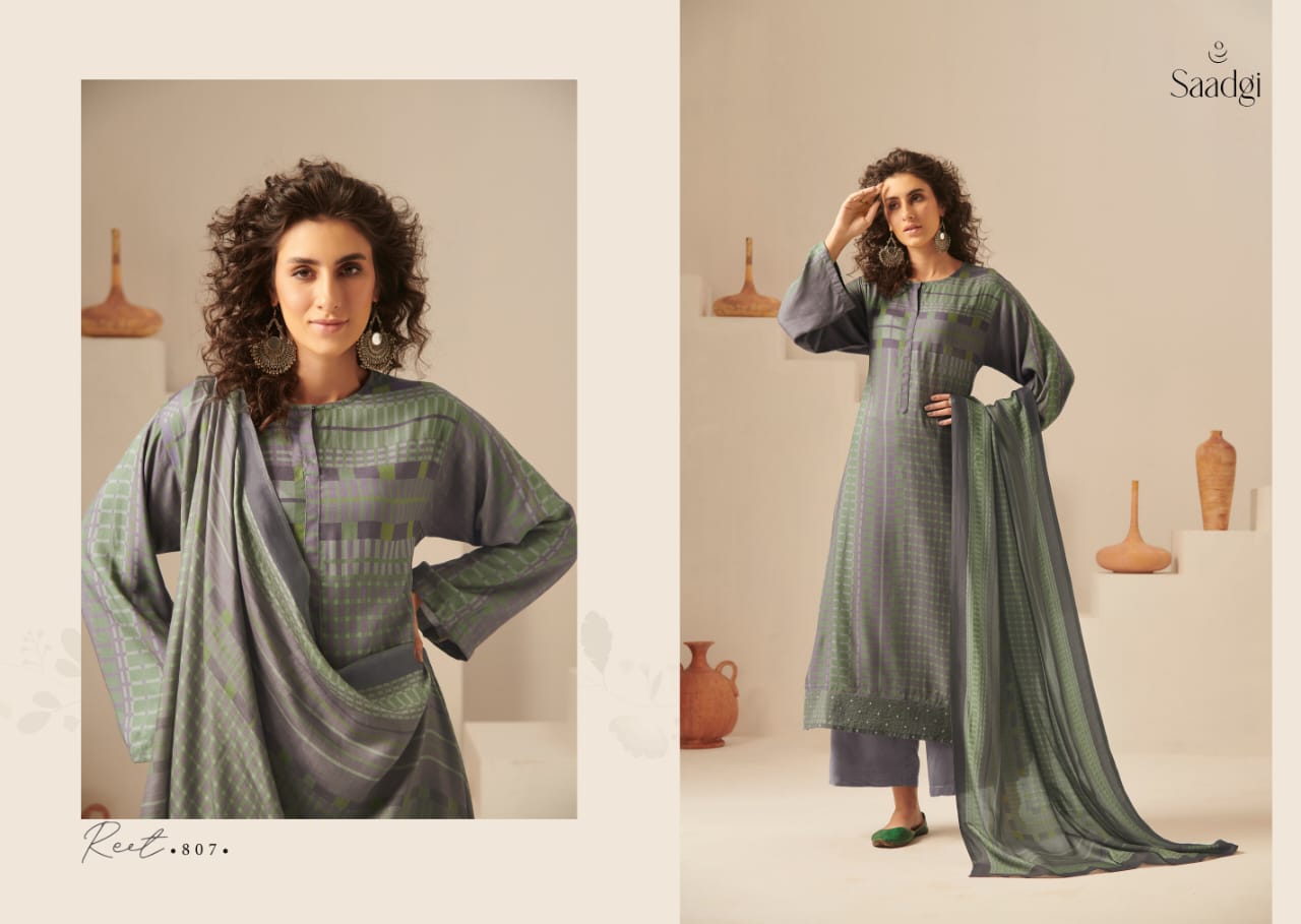 Reet By Saadgi Digital Printed Salwar Kameez Catalog