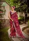 Satv By Sanskar Dola Silk Weaving Pattern Border Saree With Blouse Wholesalers In Delhi